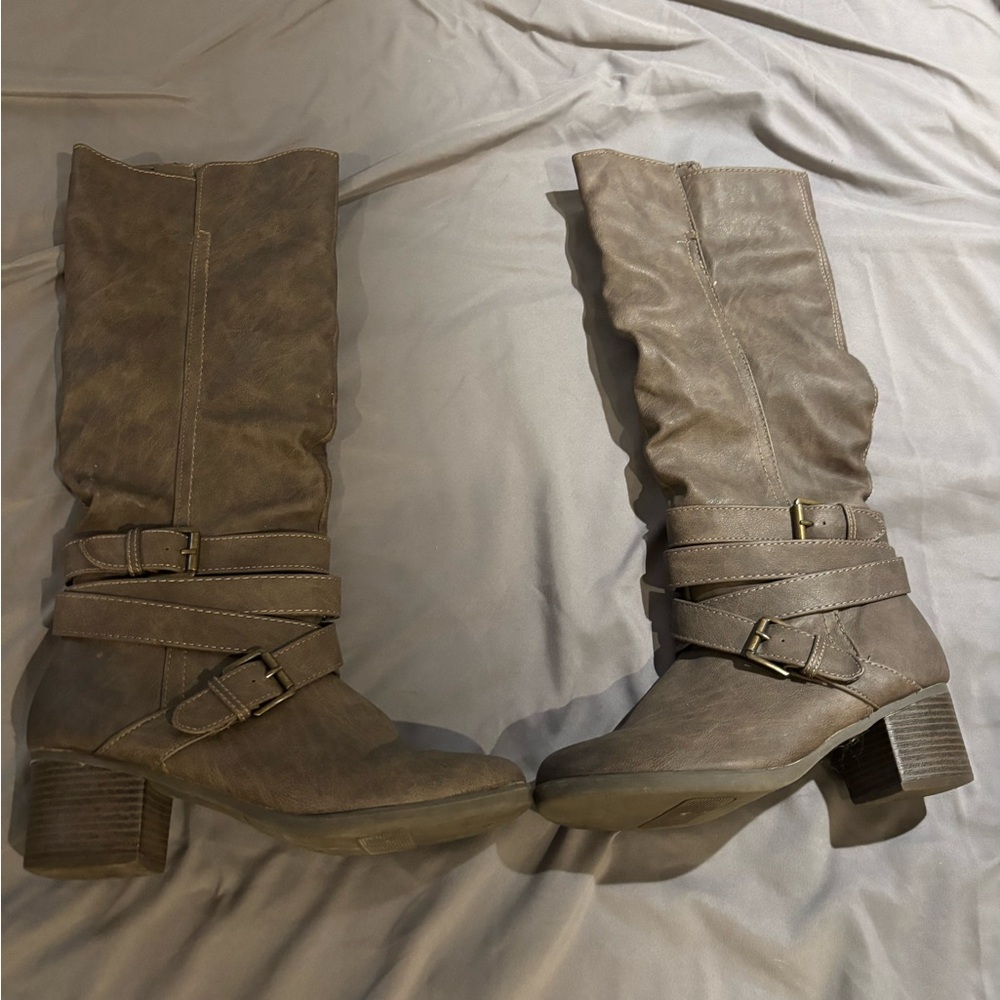 Women's Brown Knee-High Boots